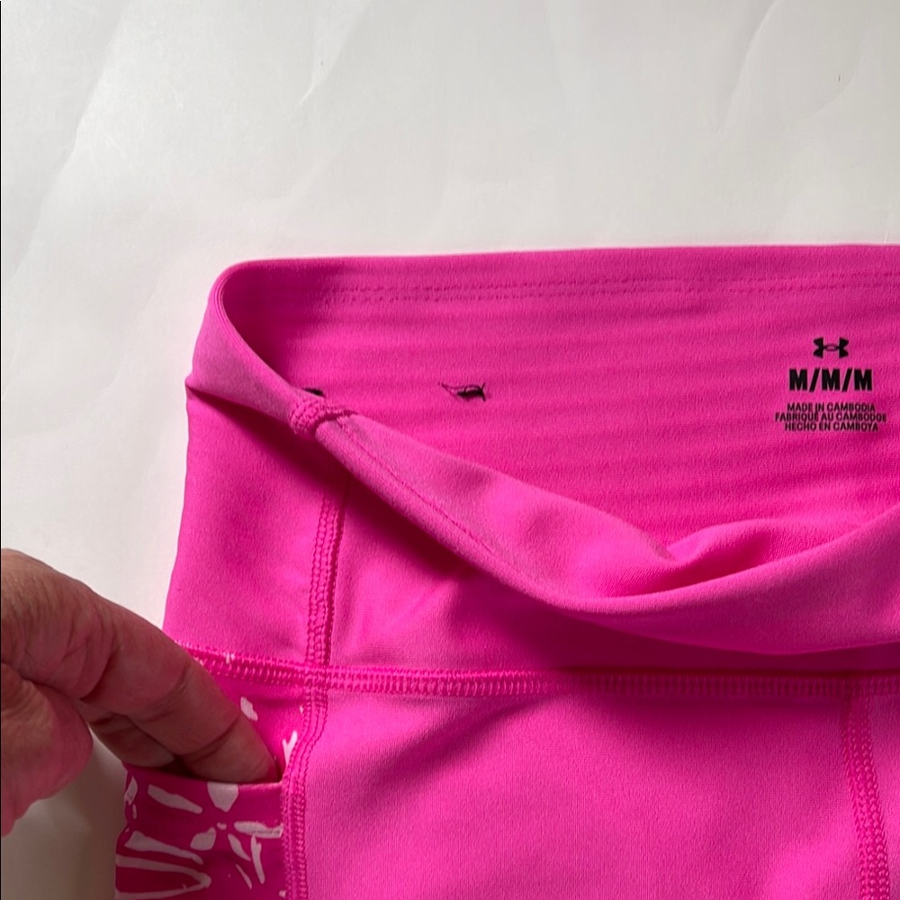 Under Armour Hot Pink Patterned Leggings - Picture 7 of 12